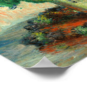 Poster Claude Monet - Fleurs d'artichauts de Jérusalem (Coin)