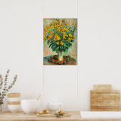 Poster Claude Monet - Fleurs d'artichauts de Jérusalem (Cuisine)