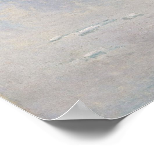 Poster Claude Monet | Flottes de glace (Coin)