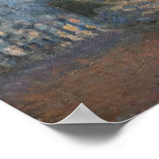 Poster Claude Monet - Gare Saint-Lazare Vue extérieure (Coin)