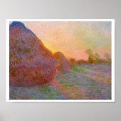 Poster Claude Monet Haystack (Devant)