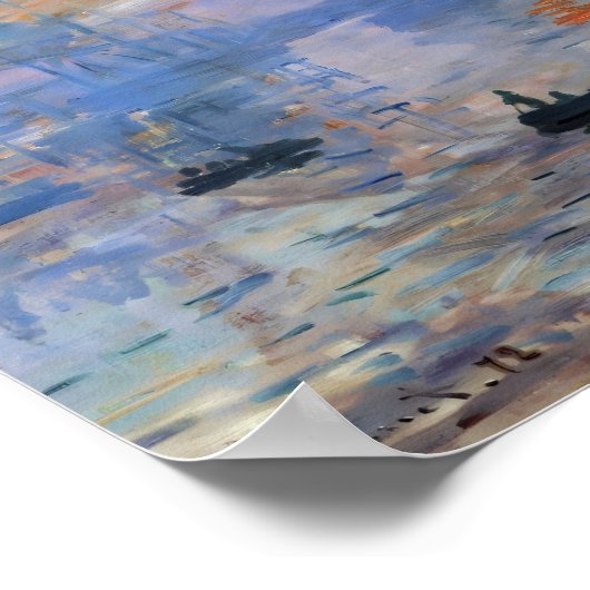 Poster Claude Monet Impression, beauté du fils émergent (Coin)