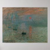 Poster Claude Monet - Impression, lever de soleil (Devant)