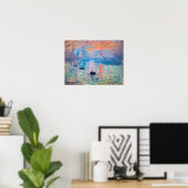 Poster Claude Monet - Impression, lever de soleil (Bureau à domicile)