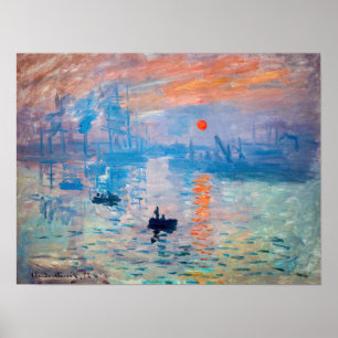 Poster Claude Monet - Impression, lever de soleil