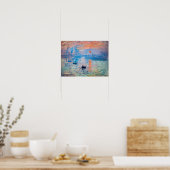 Poster Claude Monet - Impression, Soleil levant (Cuisine)