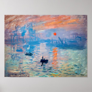Poster Claude Monet - Impression, Soleil levant
