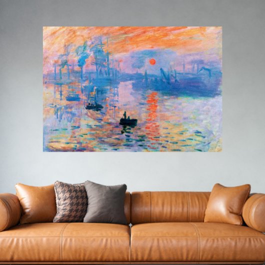 Poster Claude Monet Impression, Soleil levant (1872) Affi
