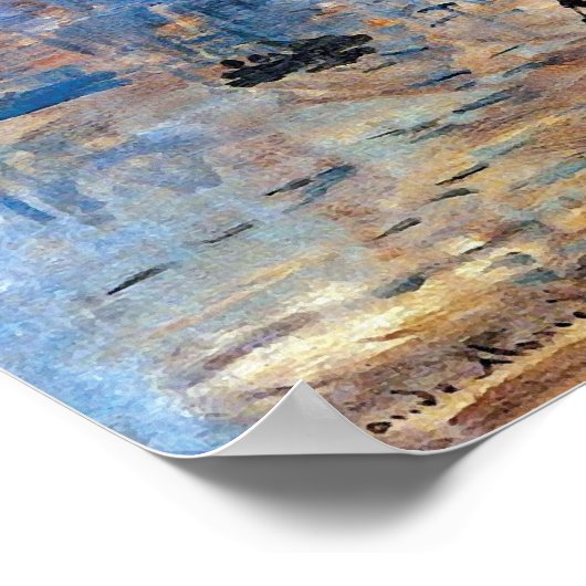 Poster Claude Monet Impression Sunrise (Coin)