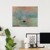 Poster Claude Monet - Impressionnisme, Lever de soleil, (Bureau à domicile)