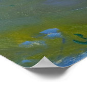 Poster Claude Monet Impressionniste L'Eau Lillies Nymphea (Coin)