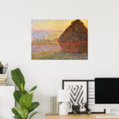 Poster Claude Monet Impressionniste Peinture Graystaks I (Bureau à domicile)