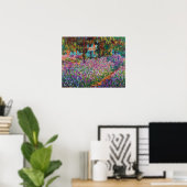 Poster Claude Monet - Iris dans le jardin de Monet Beaux- (Bureau à domicile)