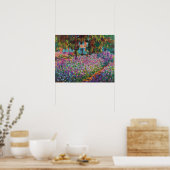 Poster Claude Monet - Iris dans le jardin de Monet Beaux- (Cuisine)