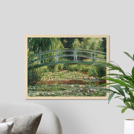 Poster Claude Monet Japon Footbridge Water Lily Pool