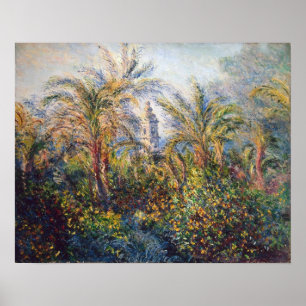 Poster Claude Monet Jardin à Bordighera