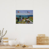 Poster Claude Monet - Jardin à Sainte-Adresse (Cuisine)