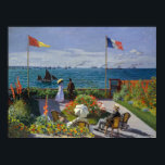 Poster Claude Monet - Jardin de Sainte-Adresse<br><div class="desc">Jardin à Sainte-Adresse / Terrasse à Sainte-Adresse - Claude Monet,  Huile sur toile,  1867</div>