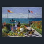 Poster Claude Monet - Jardin de Sainte-Adresse<br><div class="desc">Jardin à Sainte-Adresse / Terrasse à Sainte-Adresse - Claude Monet,  Huile sur toile,  1867</div>