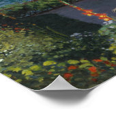 Poster Claude Monet - Jardin de Sainte-Adresse (Coin)