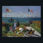 Poster Claude Monet - Jardin de Sainte-Adresse<br><div class="desc">Jardin de Sainte-Adresse par Claude Monet,  1867. Huile sur toile.</div>