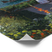 Poster Claude Monet - Jardin de Sainte-Adresse (Coin)