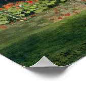 Poster Claude Monet | Jardin fleuri à Sainte-Adresse (Coin)