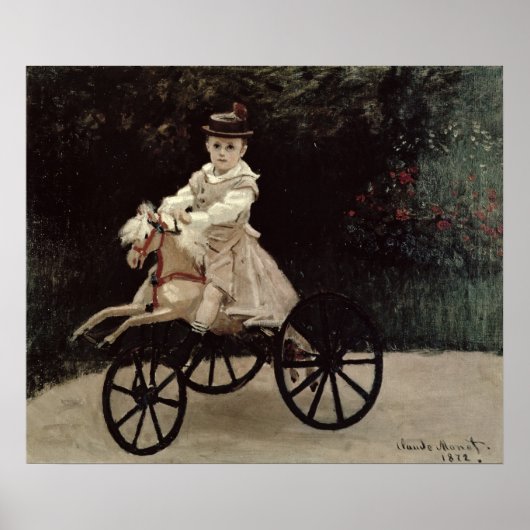 Poster Claude Monet | Jean Monet sur son Hobby Horse, 187 (Devant)