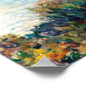 Poster Claude Monet La Corniche près de Monaco (Coin)