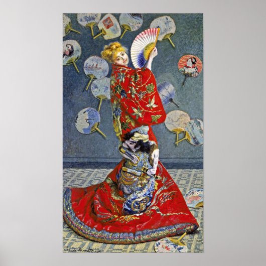 Poster Claude Monet - La Japonaise (Devant)