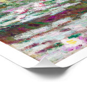 Poster Claude Monet La passerelle japonaise (Coin)