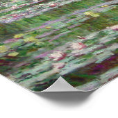 Poster Claude Monet - La passerelle japonaise (Coin)