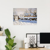 Poster Claude Monet - La Pie (Bureau à domicile)