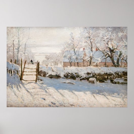 Poster Claude Monet - La Pie (Devant)
