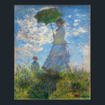 Poster Claude Monet - La Promenade, Femme avec un Parasol<br><div class="desc">La Promenade,  Femme avec un Parasol / Madame Monet et son fils / La Promenade / La Femme a l'ombrelle - Claude Monet,  1875</div>