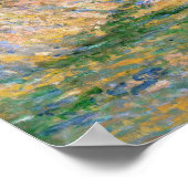 Poster Claude Monet - La route de Vétheuil (Coin)