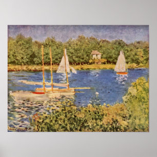 Poster Claude Monet - La Seine à Argenteuil