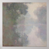 Poster Claude Monet | La Seine à Giverny, Morning Mists (Devant)