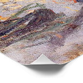 Poster Claude Monet. La Seine à Rouen (Coin)