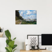 Poster Claude Monet - Le bassin d'Argenteuil (Bureau à domicile)