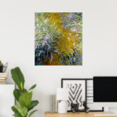 Poster Claude Monet Le chemin à travers les Irises (Bureau à domicile)