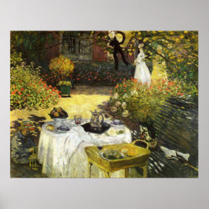 Poster Claude Monet : Le déjeuner