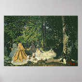 Poster Claude Monet | Le Dejeuner sur l'Herbe, 1865-1866 (Devant)