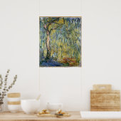 Poster Claude Monet | Le grand saule à Giverny, 1918 (Cuisine)