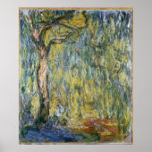 Poster Claude Monet | Le grand saule à Giverny, 1918 (Devant)