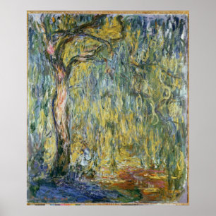 Poster Claude Monet Le grand saule à Giverny, 1918