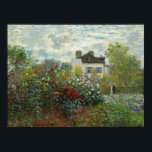 Poster Claude Monet : Le jardin de l'artiste à Argenteuil<br><div class="desc">Claude Monet a été le fondateur de la peinture impressionniste française, et le praticien le plus cohérent et le plus prolifique de la philosophie du mouvement d'exprimer ses perceptions avant la nature, surtout en ce qui concerne la peinture paysage à ciel ouvert. Cette peinture, une toile à huile, a été...</div>