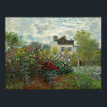 Poster Claude Monet : Le jardin de l'artiste à Argenteuil<br><div class="desc">Claude Monet a été le fondateur de la peinture impressionniste française, et le praticien le plus cohérent et le plus prolifique de la philosophie du mouvement d'exprimer ses perceptions avant la nature, surtout en ce qui concerne la peinture paysage à ciel ouvert. Cette peinture, une toile à huile, a été...</div>