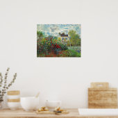 Poster Claude Monet - Le Jardin de l'Artiste à Argenteuil (Cuisine)