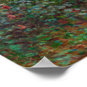 Poster Claude Monet - Le Jardin de l'Artiste à Argenteuil (Coin)